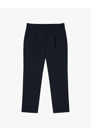 MCC ONE-TUCK REGULAR PANTS-NAVY_NAVY-a