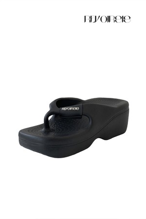 RVIS lump flip-flop black