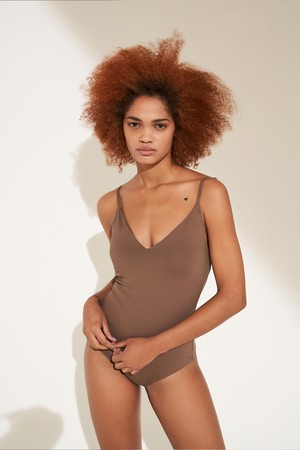 RVIS swim onepiece chocolate brown