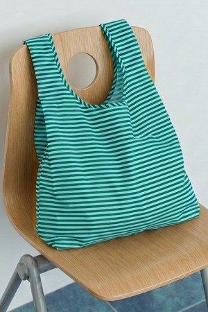 구디백 GREEN STRIPE_GREEN-a