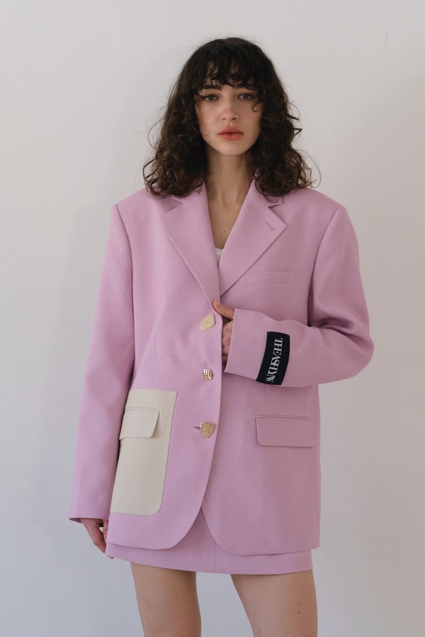 THE ASHLYNN - 자켓 - CHERYL OVERSIZED JACKET_PINK