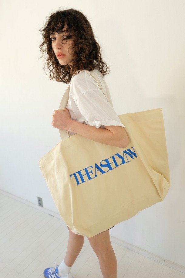 THE ASHLYNN - 숄더백 - WEEKENDER CANVAS BAG_YELLOW CREAM