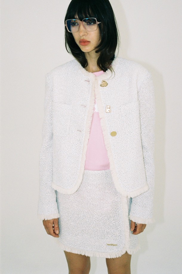 THE ASHLYNN - 자켓 - JENNIE TWEED JACKET_IVORY