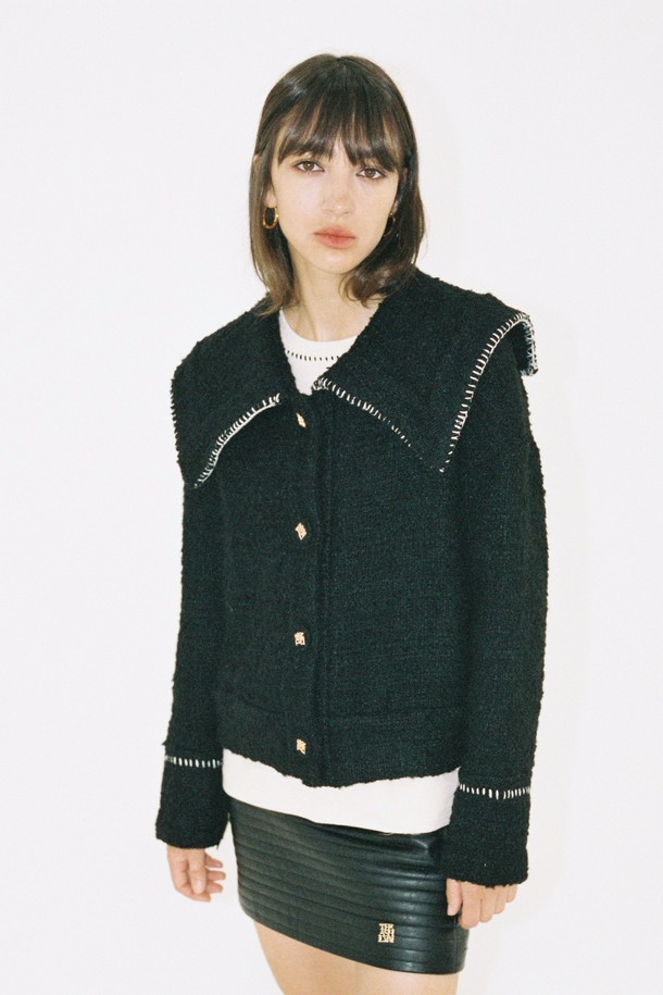 THE ASHLYNN - 자켓 - LORI III CARDIGAN JACKET_BLACK