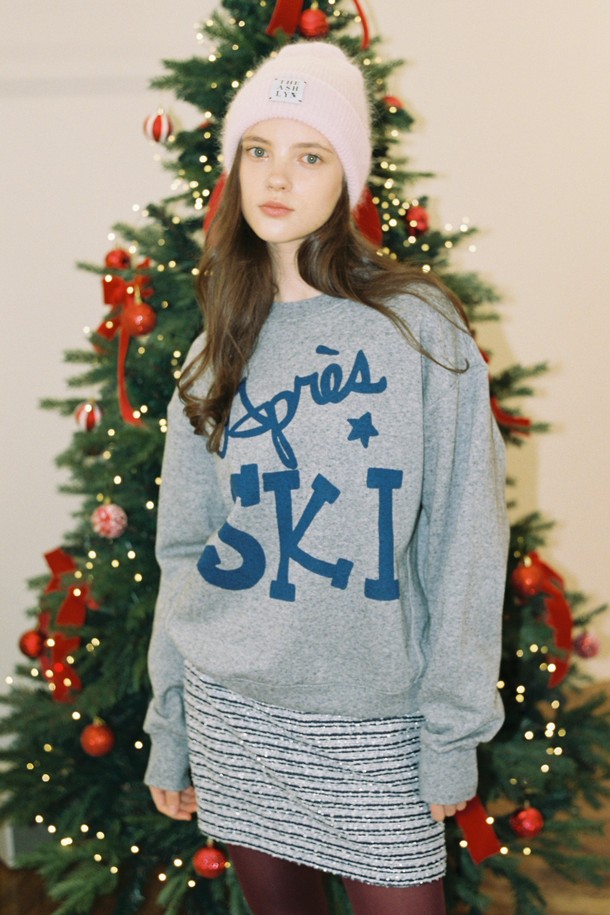 THE ASHLYNN - 긴팔티셔츠 / 후디 - APRES SKI SWEATSHIRT BLUE