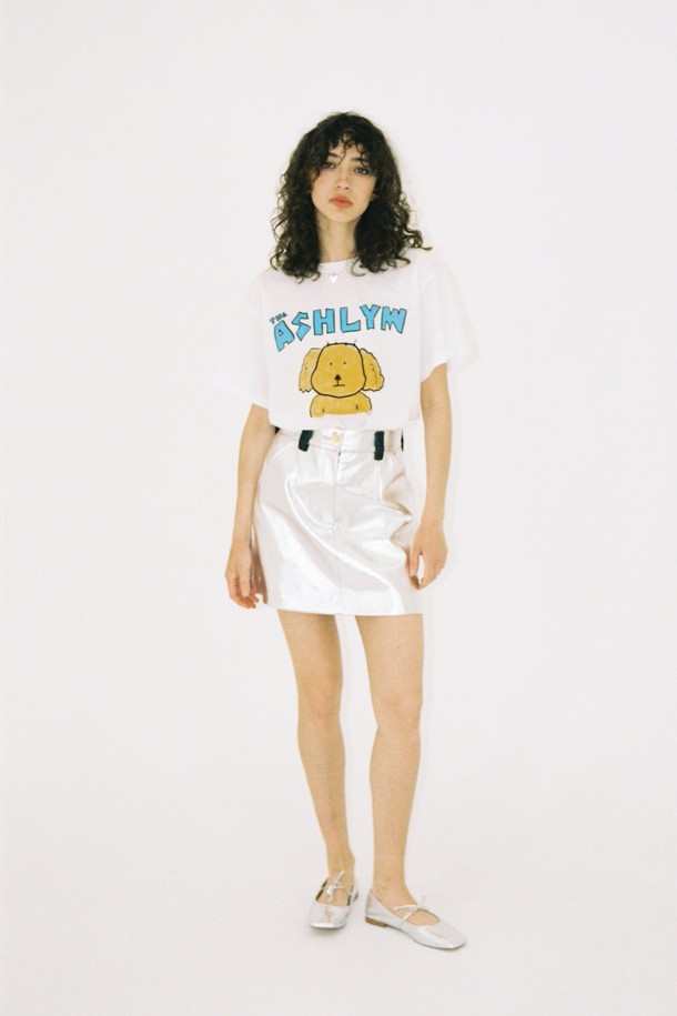 THE ASHLYNN - 반소매 티셔츠 - NAKED PAM GRAPHIC T SHIRT_WHITE