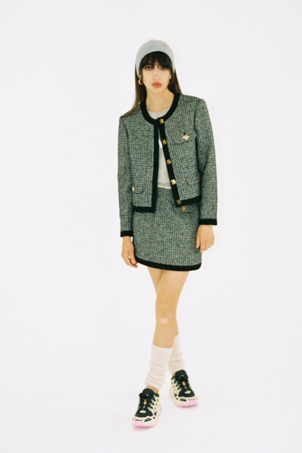 THE ASHLYNN - 자켓 - ODETTE CROP TWEED JACKET