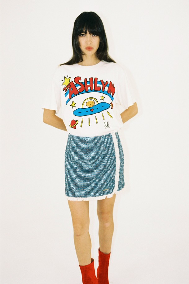 THE ASHLYNN - 반소매 티셔츠 - UFO PAM T SHIRT