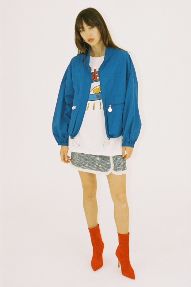 THE ASHLYNN - 자켓 - JANS WINDBREAKER JACKET_BLUE