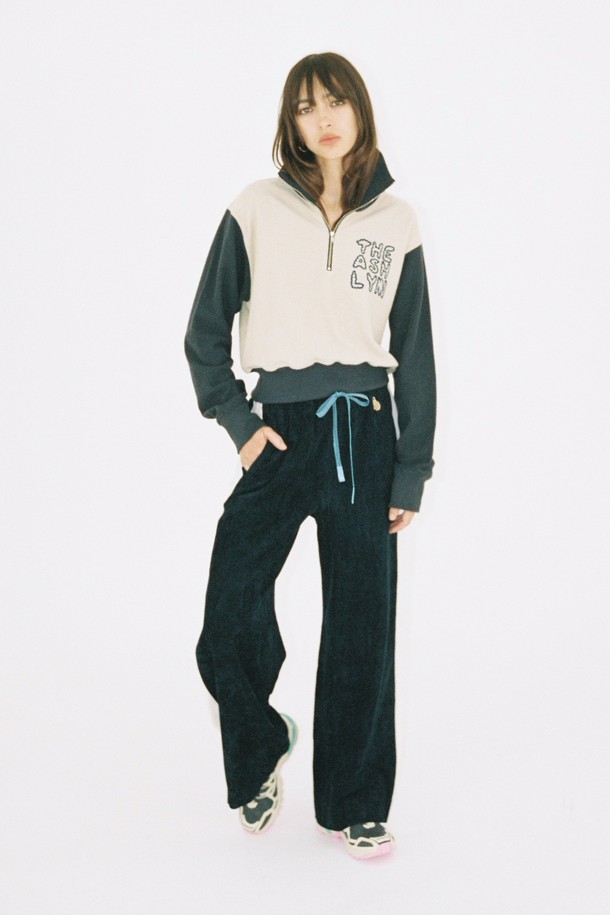 THE ASHLYNN - 롱/미디팬츠 - JOHNNY CORDUROY PANTS_NAVY