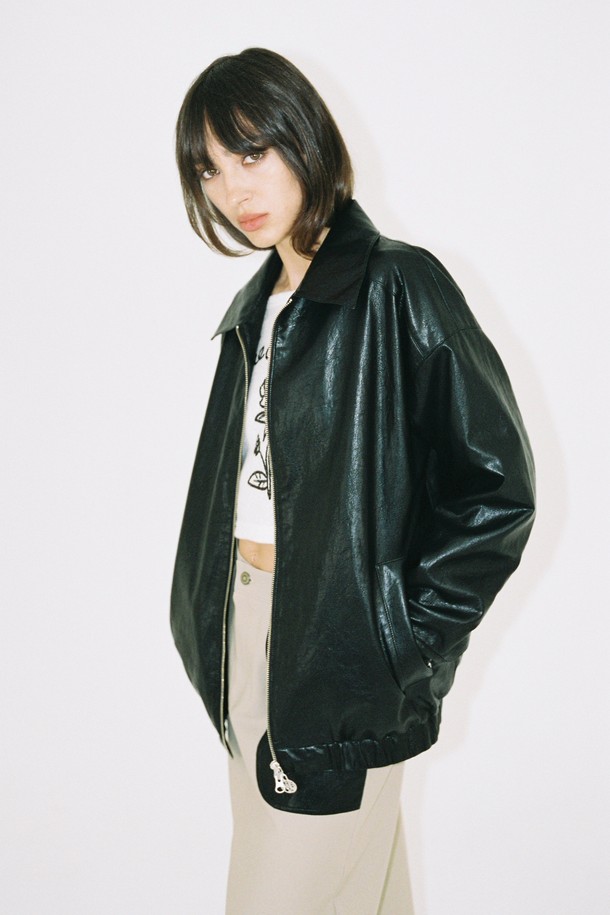 THE ASHLYNN - 레더 자켓 - SAM LEATHER BLOUSON JACKET