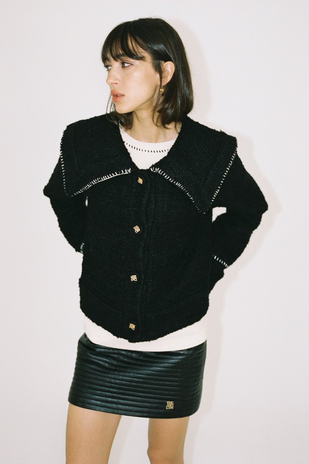 THE ASHLYNN - 자켓 - LORI III CARDIGAN JACKET_BLACK