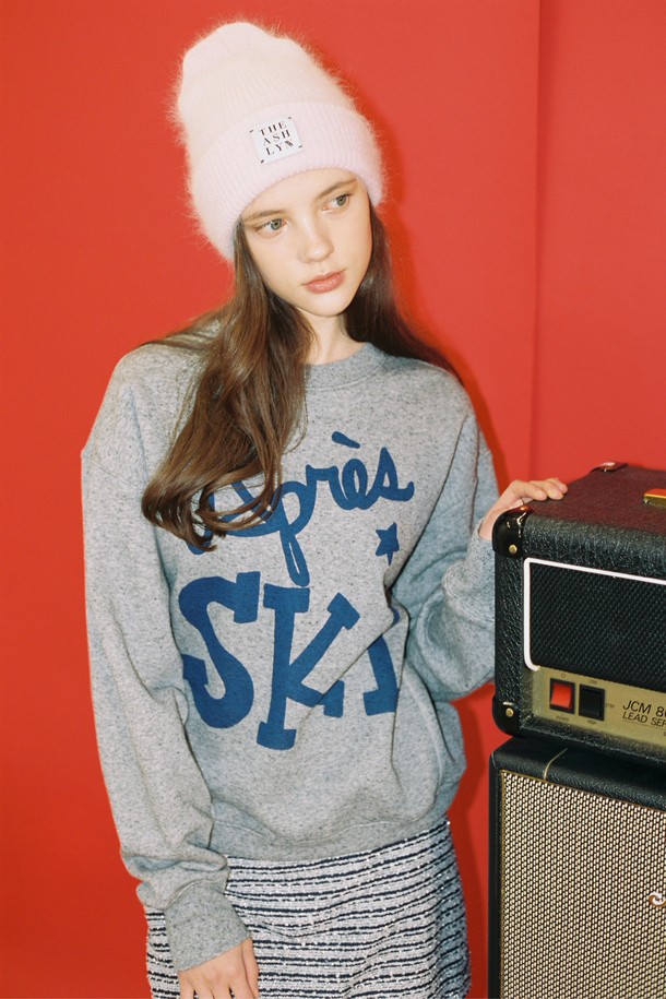 THE ASHLYNN - 긴팔티셔츠 / 후디 - APRES SKI SWEATSHIRT BLUE