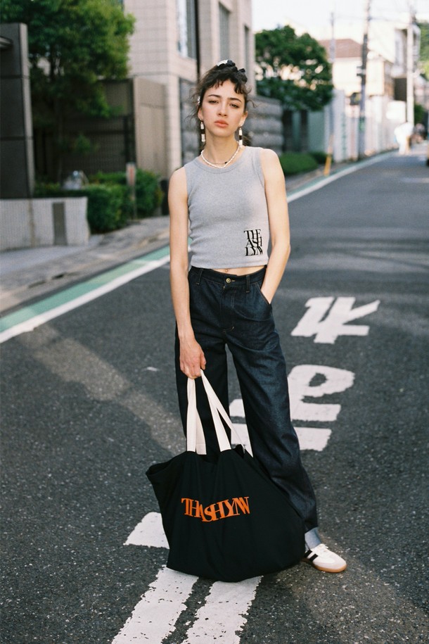 THE ASHLYNN - 에코/캔버스백 - WEEKENDER CANVAS BAG_NAVY