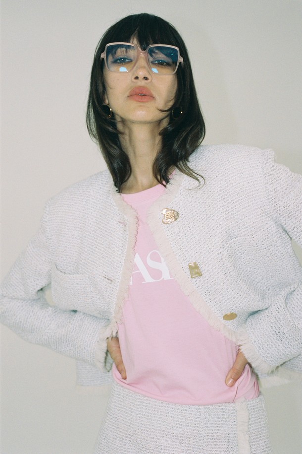 THE ASHLYNN - 자켓 - JENNIE TWEED JACKET_IVORY