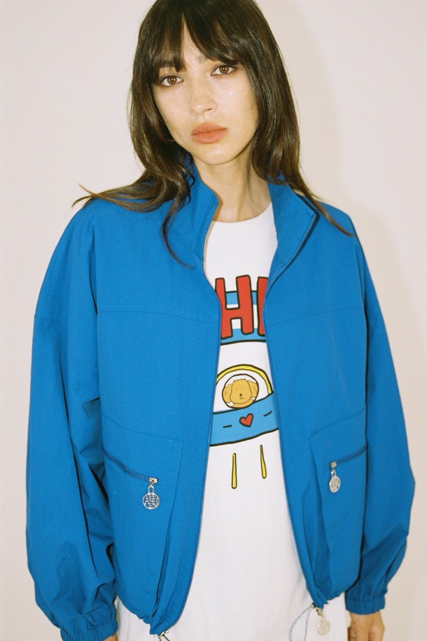 THE ASHLYNN - 자켓 - JANS WINDBREAKER JACKET_BLUE