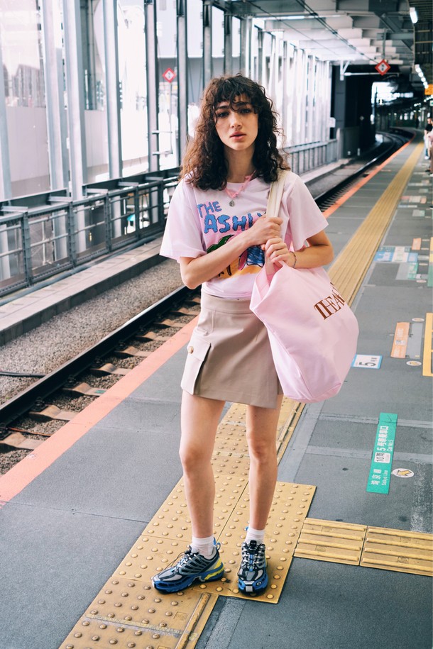 THE ASHLYNN - 에코/캔버스백 - WEEKENDER CANVAS BAG_PINK