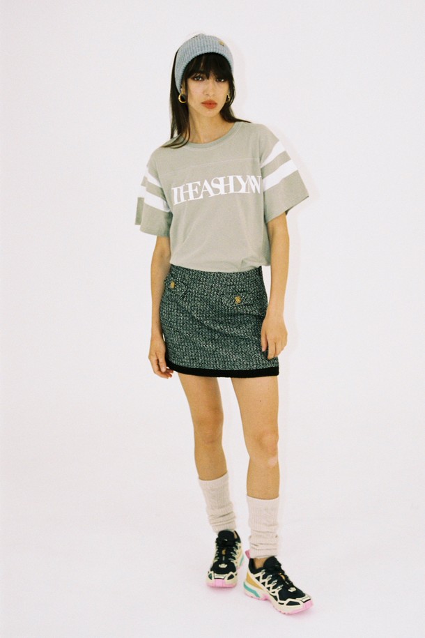 THE ASHLYNN - 미니스커트 - ODETTE TWEED MINI SKIRT