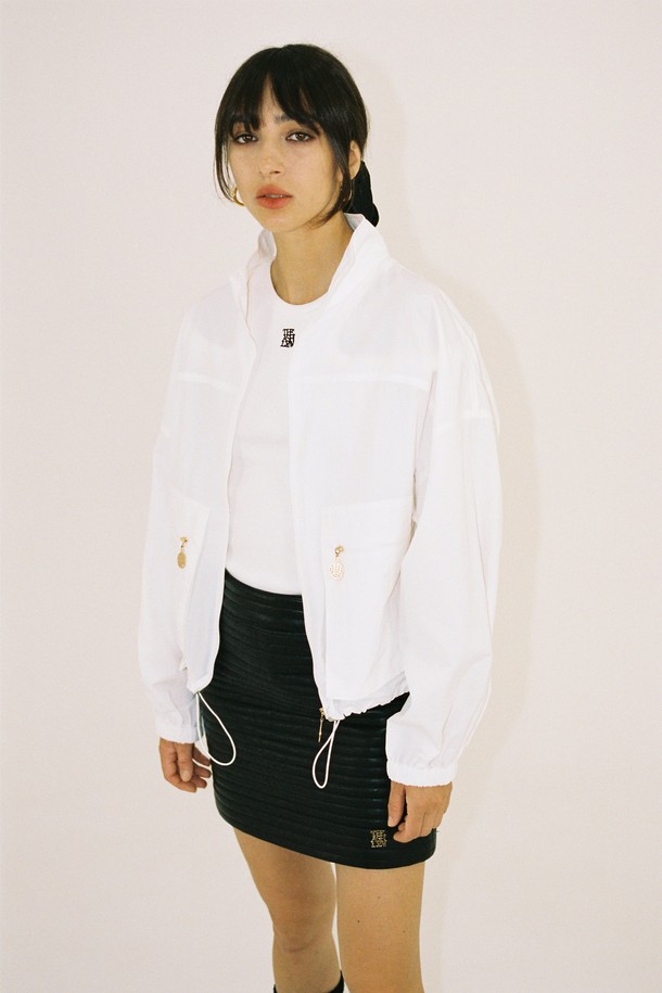 THE ASHLYNN - 자켓 - JANS WINDBREAKER JACKET_WHITE