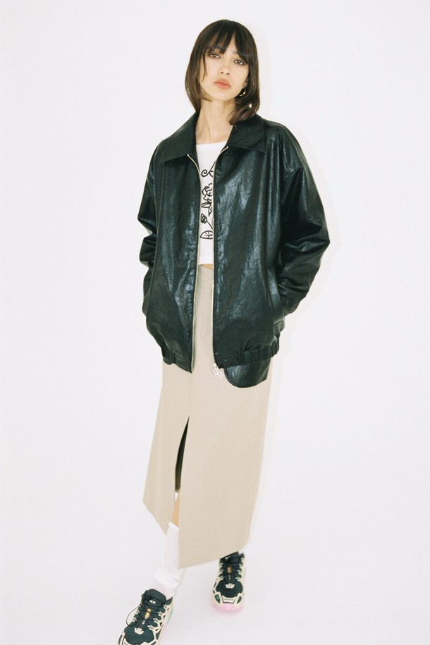 THE ASHLYNN - 레더 자켓 - SAM LEATHER BLOUSON JACKET