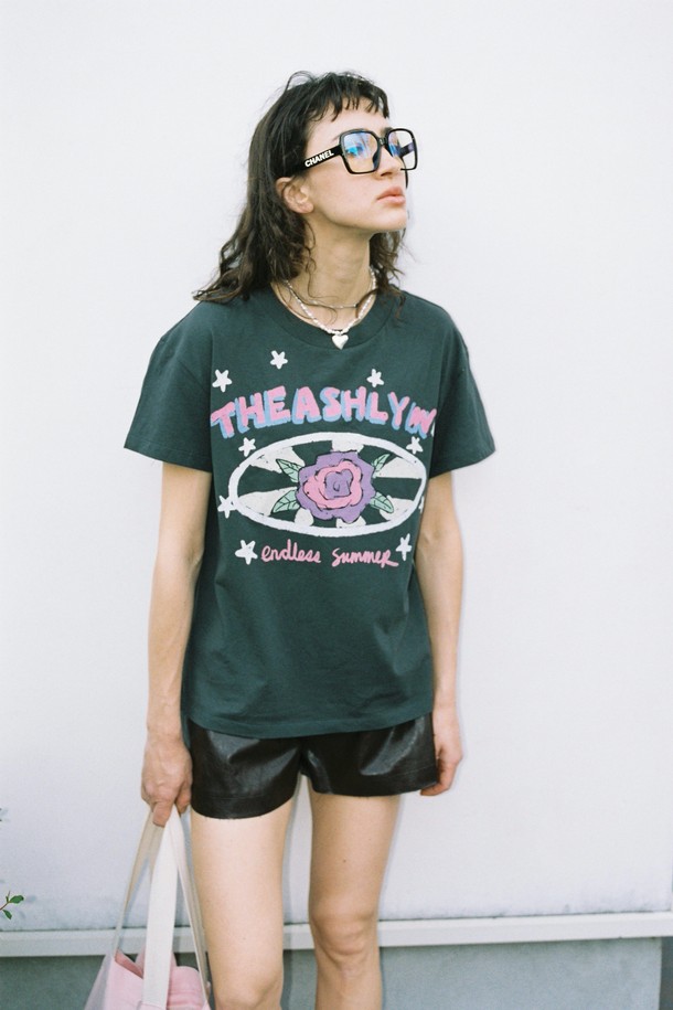 THE ASHLYNN - 반소매 티셔츠 - STARLIGHT GRAPHIC T SHIRT_DARK GREY