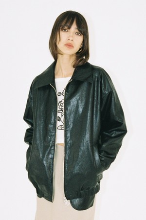 SAM LEATHER BLOUSON JACKET