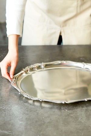 [모타] 바로크 타원형트레이 42