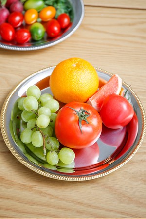 [모타] 산마르코 골드 원형접시 24