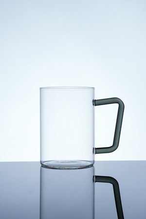 [비젼글래스] 내열유리 컬러머그GD 그레이 500ml