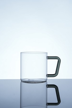 [비젼글래스] 내열유리 컬러머그DW 그레이 400ml