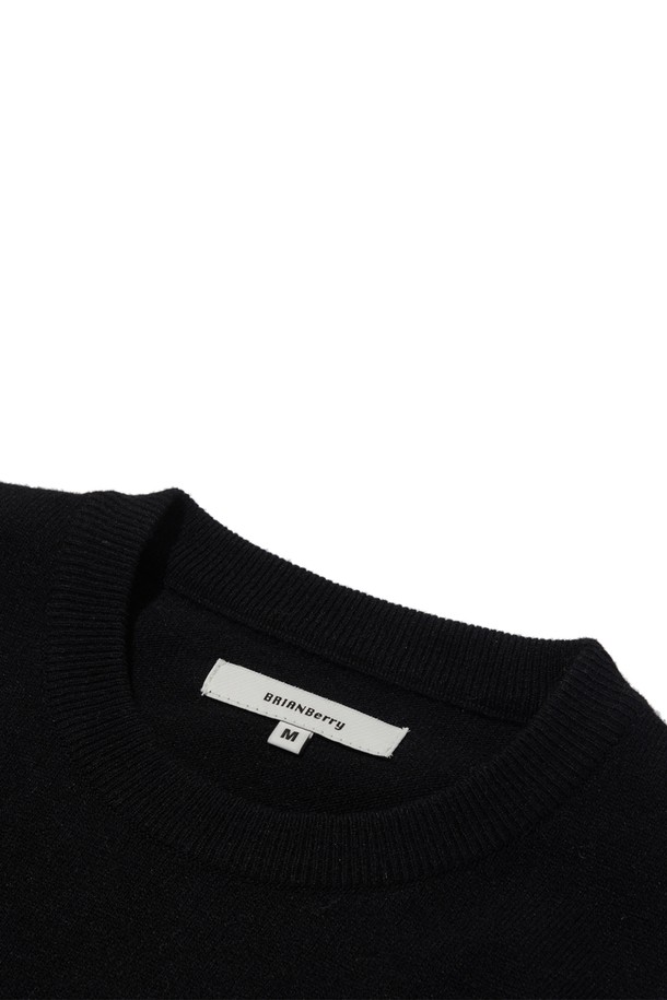 BRIAN Berry - 스웨터 - [BRIAN Berry] HIGH GAGE SWEATER MULTI RUNNER_BLACK