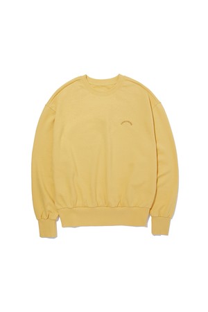 [BRIAN Berry] VOLUME ARC SWEAT SHIRT_MUSTARD