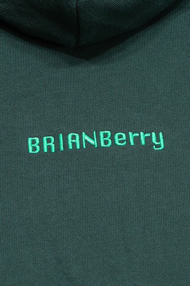 BRIAN Berry - 긴소매 티셔츠 - [BRIAN Berry] MABEL HOODIE JACKET_DARK GREEN