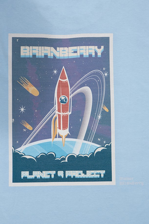 코오롱스포츠- -[BRIAN Berry] PLUTO FLIGHT TEE_S/BLUE