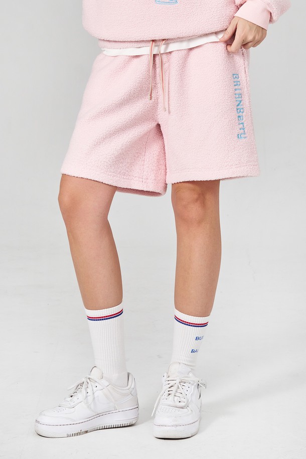 BRIANBerry - 하프팬츠 - [BRIAN Berry] BERRYMAN SIGNATURE COMFIT HALF PANTS_BABY PINK