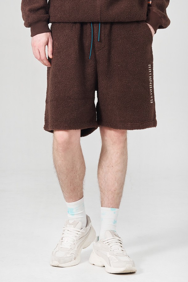 BRIAN Berry - 하프팬츠 - [BRIAN Berry] BERRYMAN SIGNATURE COMFIT HALF PANTS_DARK BROWN