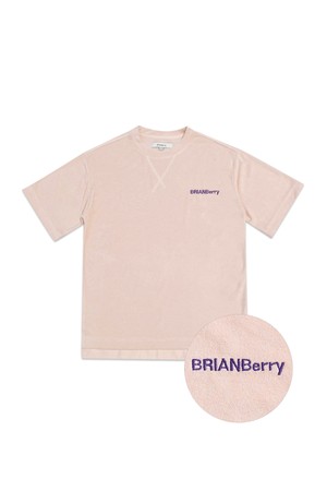 [BRIAN Berry] BRAINY SUMMER HALF TEE_BUBBLE PINK