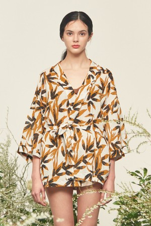 SHORT PATTERN ROBE (women)