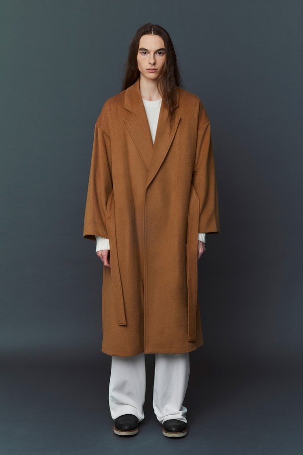 atempo - 코트 - WOOL ROBE COAT_Camel