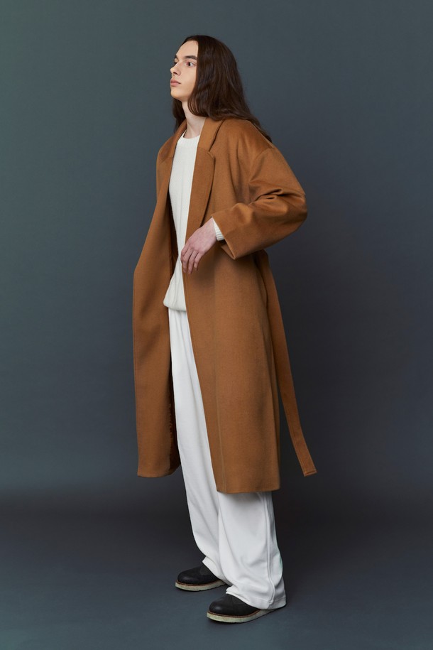 atempo - 코트 - WOOL ROBE COAT_Camel