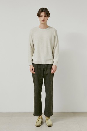 CASHMERE CREWNECK_Oatmeal