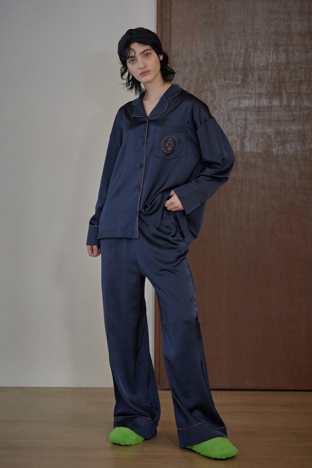 atempo - 홈웨어 - [4차 리오더]CLASSIC ROUND PAJAMA SET_wild navy