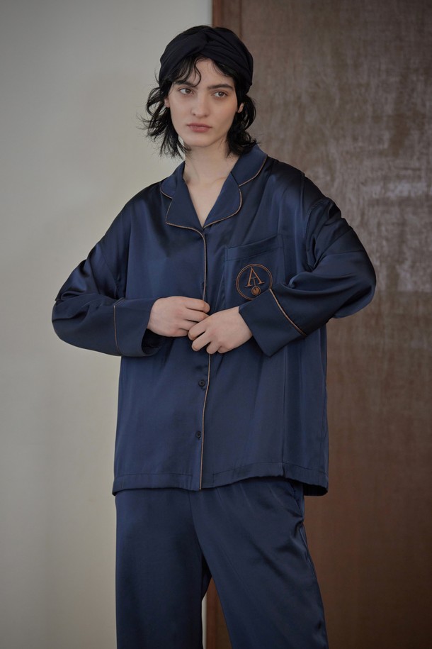 atempo - 언더웨어 - CLASSIC PAJAMA COUPLE SET_wild navy