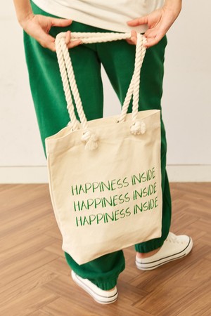 LETTERING POCKET LOOP ECO BAG