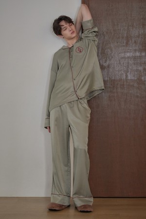 CLASSIC PAJAMA SET_ash olive