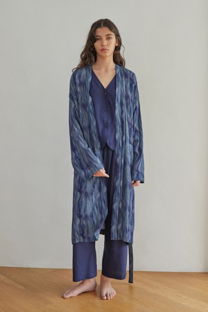 CLASSIC LONG ROBE_sea blue (women)