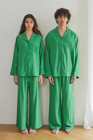 CLASSIC PAJAMA COUPLE SET_green