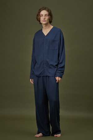 COZY PAJAMA SET_soft navy