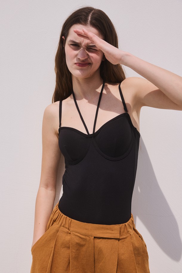 atempo - 스윔웨어 - MINIMAL SWIMSUIT_black