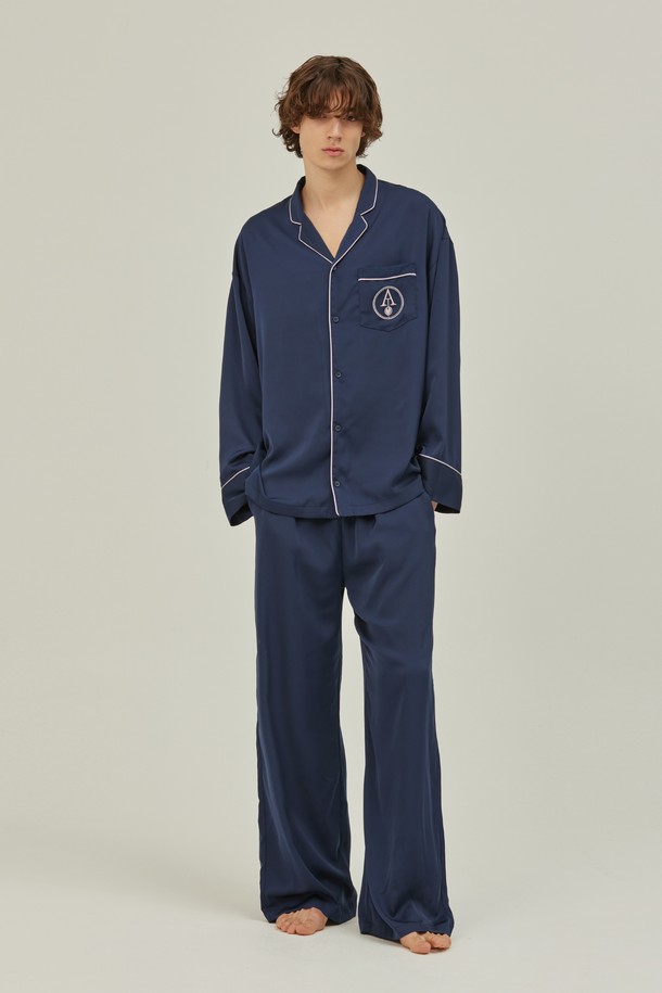 atempo - 언더웨어 - CLASSIC PAJAMA SET_royal navy